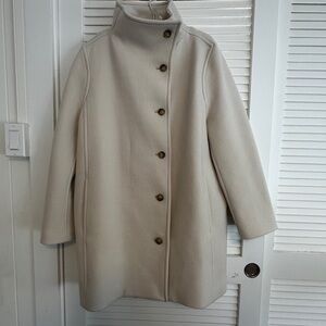 J. Crew Villa coat in Italian stadium-cloth Gold Buttons